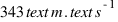 343  text{m} . text{s}^{-1}