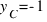y_C = -1