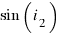 sin(i_2)