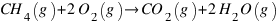 CH_4(g) + 2O_2(g) right CO_2(g) + 2H_2O(g)