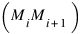(M_{i} M_{i+1})