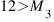 12>M_{3}