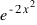e^{-2x^2}