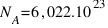 N_A = 6,022.10^{23}