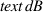 \text{dB}