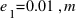 e_1 = 0.01 \, m