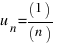 u_n = (1)/(n)