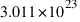 3.011 * 10^23