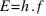 E=h.f