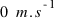 0~m.s^{-1}