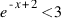 e^{-x+2} < 3