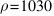 rho = 1030