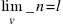 lim v_n = l