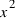 x^2