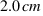 2.0 cm
