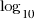 \log_{10}