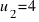 u_2 = 4