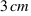 3 cm