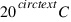 20  ^circtext{C}