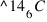^{14}_6 C