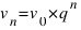 v_n = v_0 * q^n
