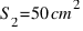 S_2 = 50 cm^2