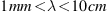 1 mm<lambda<10 cm